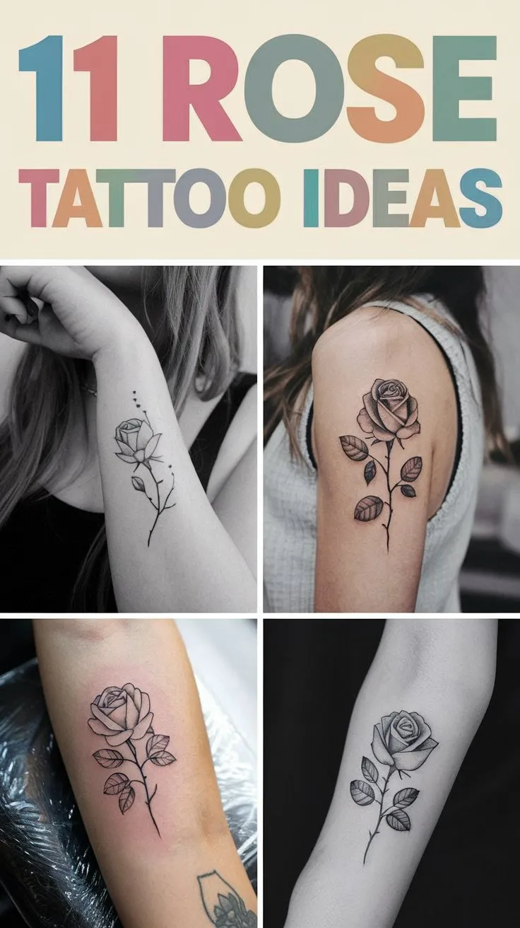 Read more about the article 11 Timeless Rose Tattoo Designs to Inspire Your Next Ink