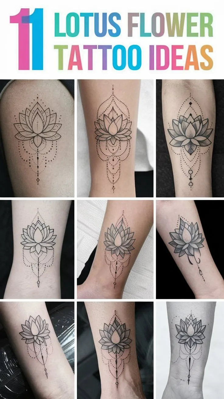 Read more about the article 11 Lotus Flower Tattoo Ideas to Inspire Your Next Ink With Meaning