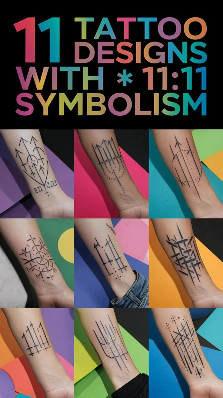 Read more about the article 11 Tattoo Designs That Capture the Magic of 11:11 Symbolism