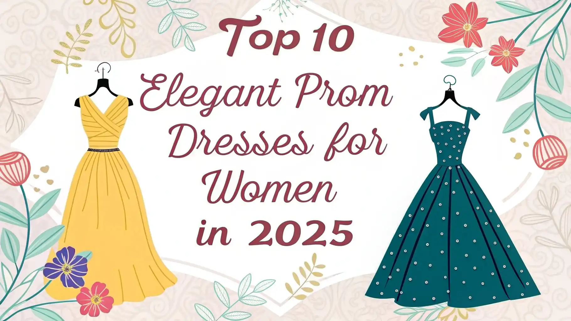 Read more about the article Top 10 Elegant Prom Dresses for Women in 2025
