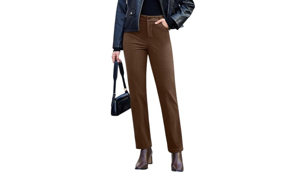 corduroy high waisted trousers