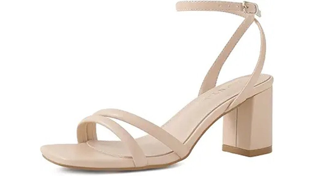 3 Best Square Toe Heels in Nude for Office Wear: Stylish Comfort 1 elegant women s strappy heels