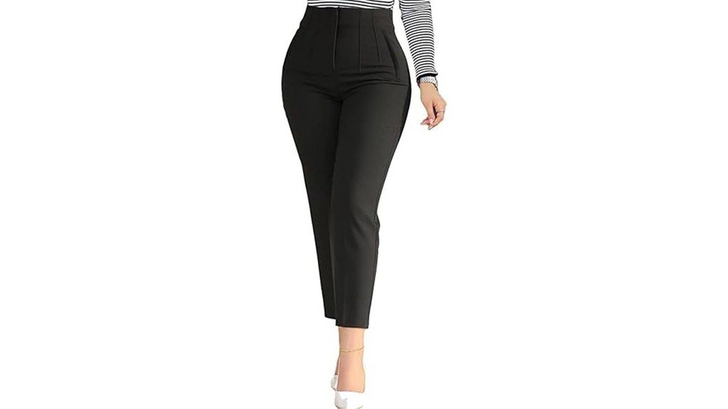high waist casual trousers