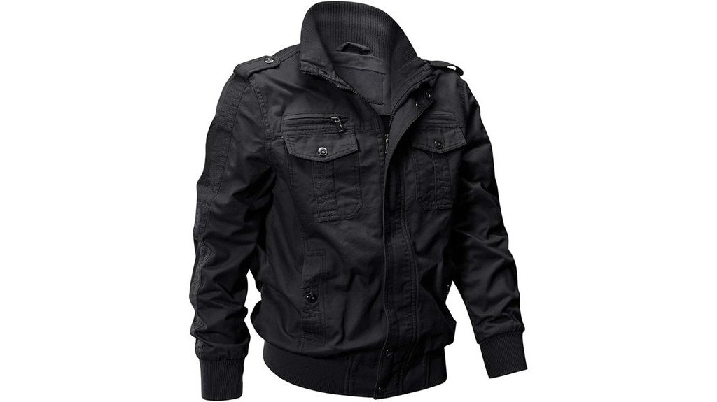 men s cotton windbreaker with pockets