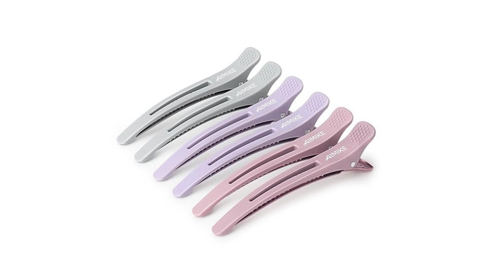 silicone band hair clips