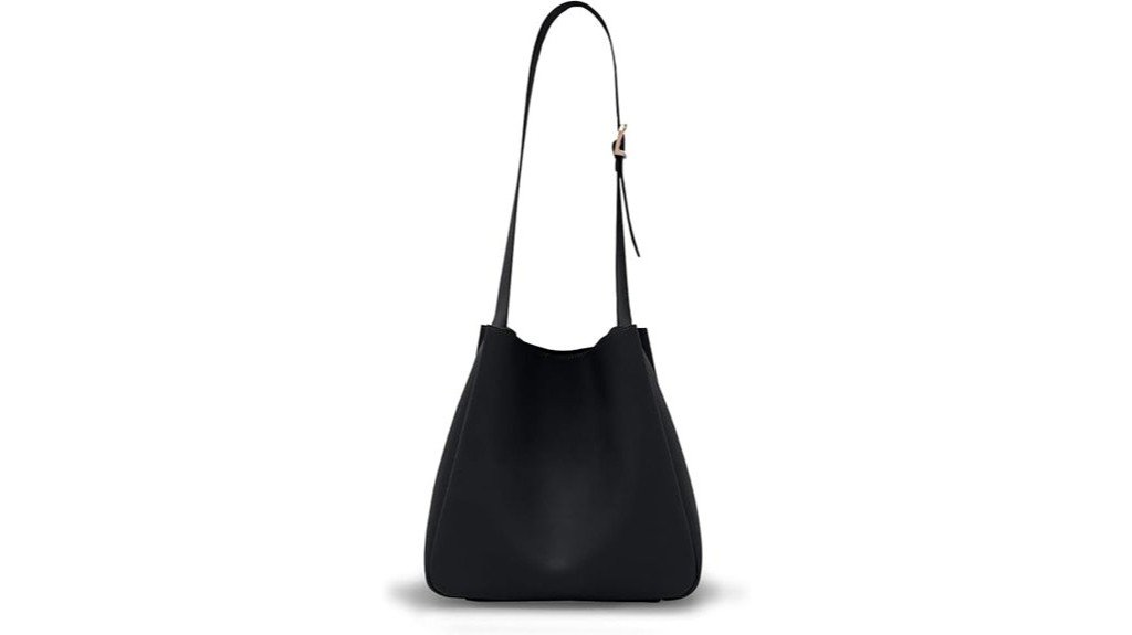 vegan soft bucket bag