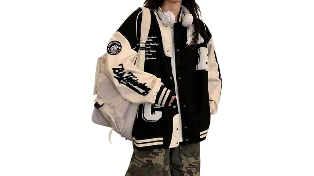 vintage harajuku varsity jacket