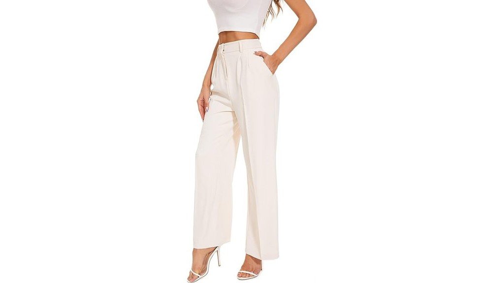 wide leg business pants