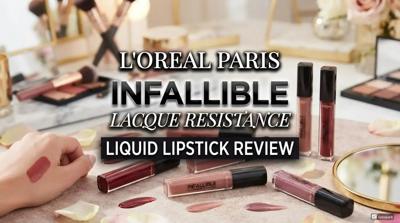 Read more about the article L’Oreal Paris Infallible Lacque Resistance Liquid Lipstick Review 2026: Worth Trying?
